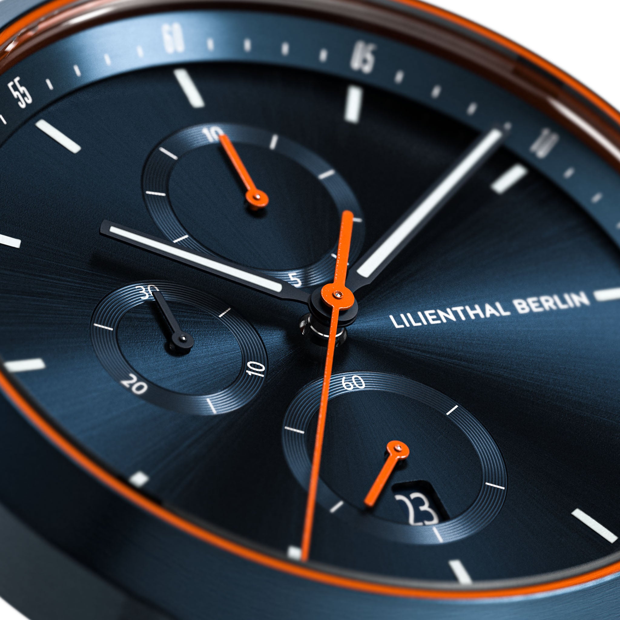 Chronograph Blue Orange - Lilienthal Berlin