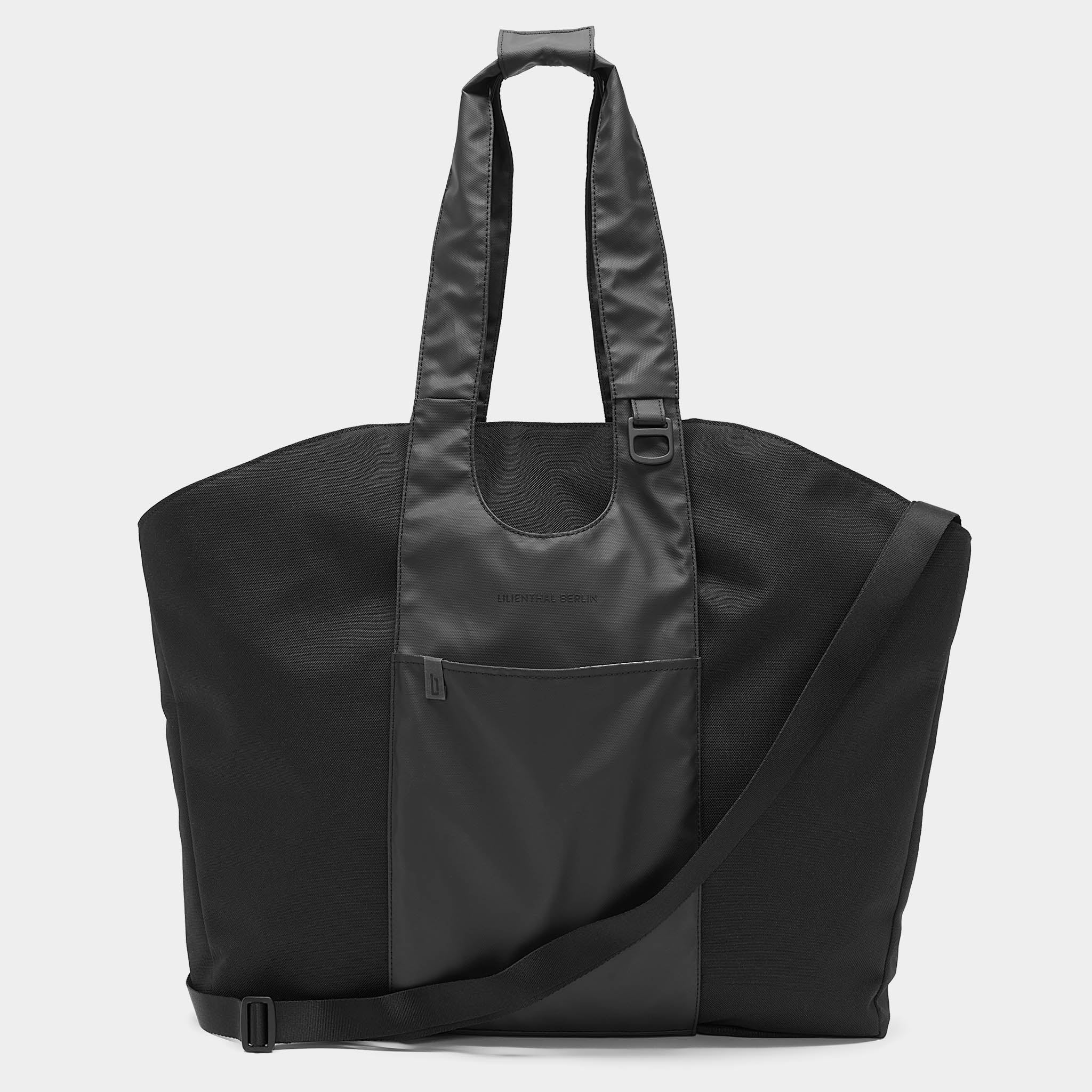 Tote Bag Recycled Polyester Black - Lilienthal Berlin