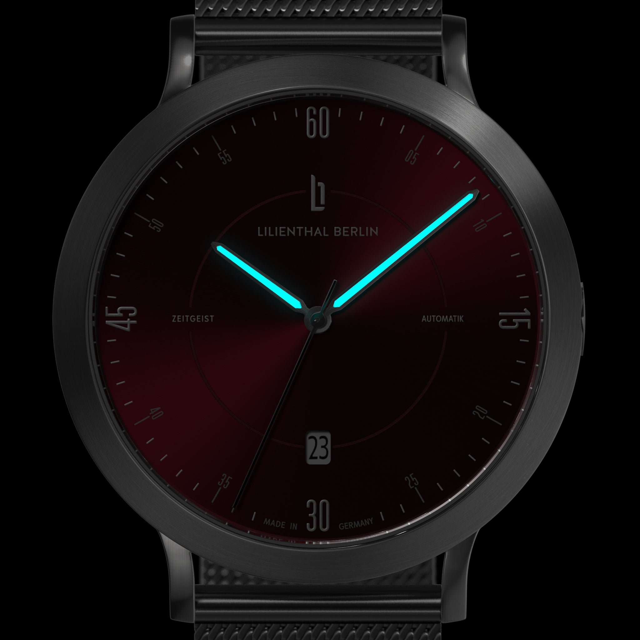 Zeitgeist Automatik Silver Bordeaux - Lilienthal Berlin