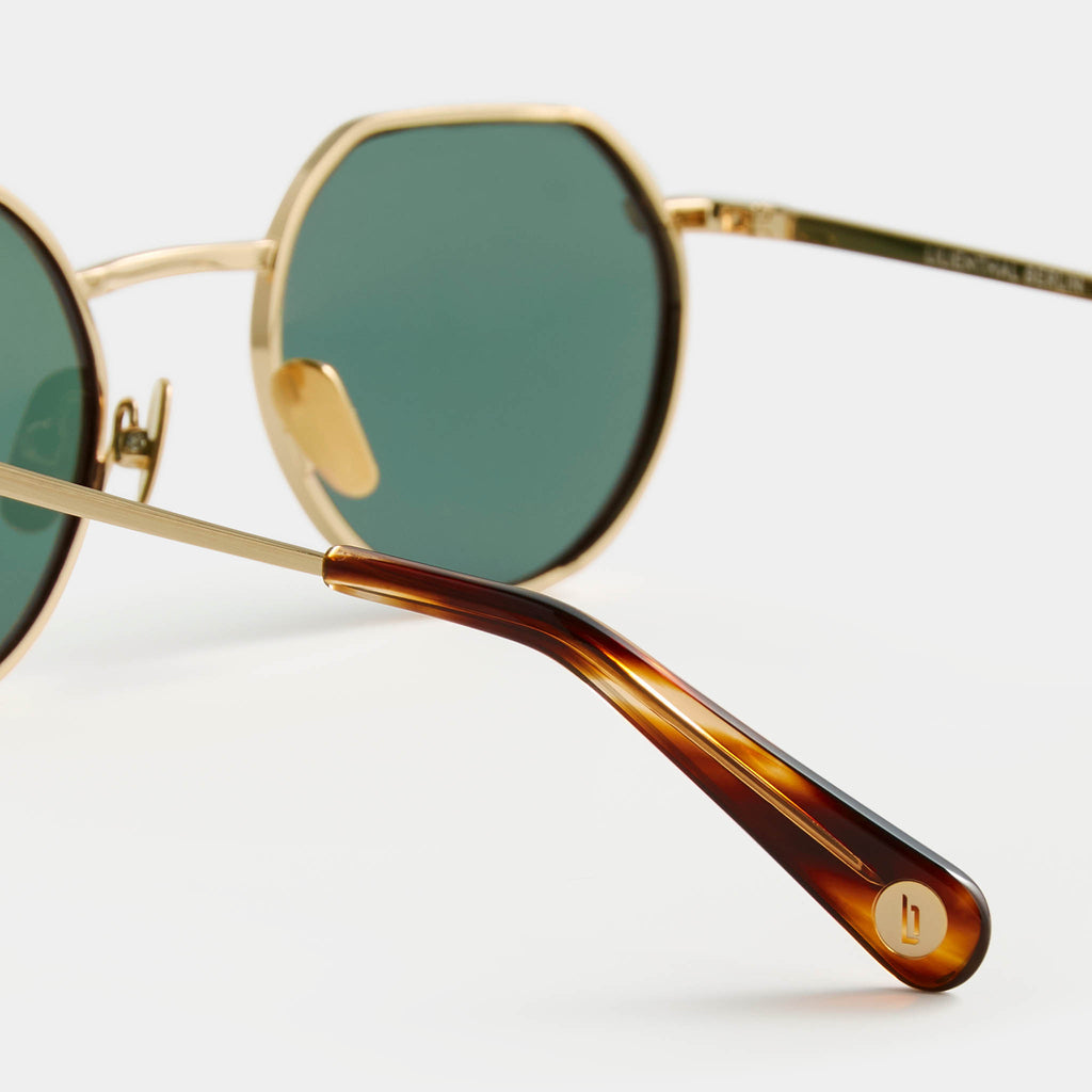 Nu Jazz – Brushed Gold Tortoise / Green