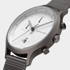Chronograph – Dark Silver White