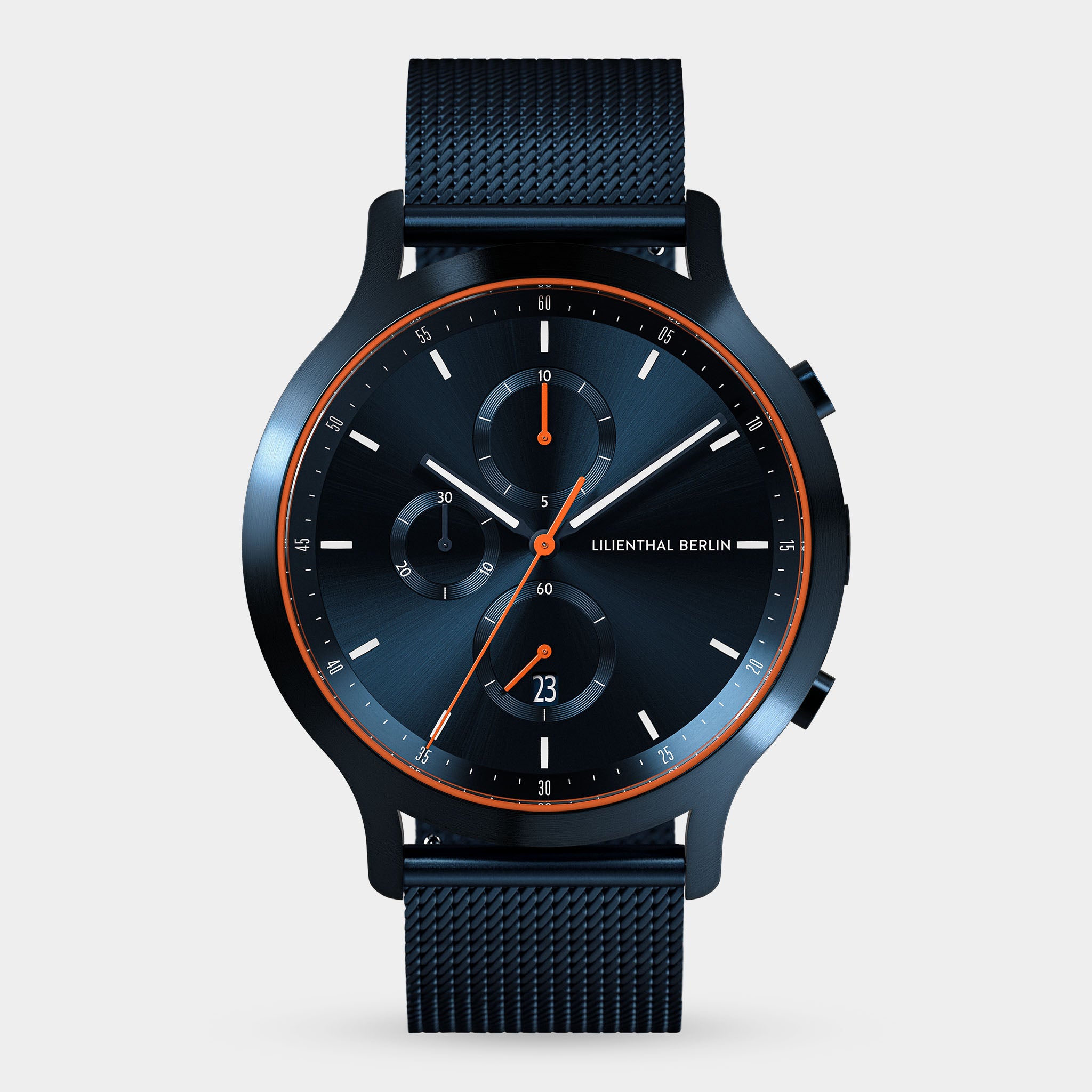 Chronograph Blue Orange - Lilienthal Berlin