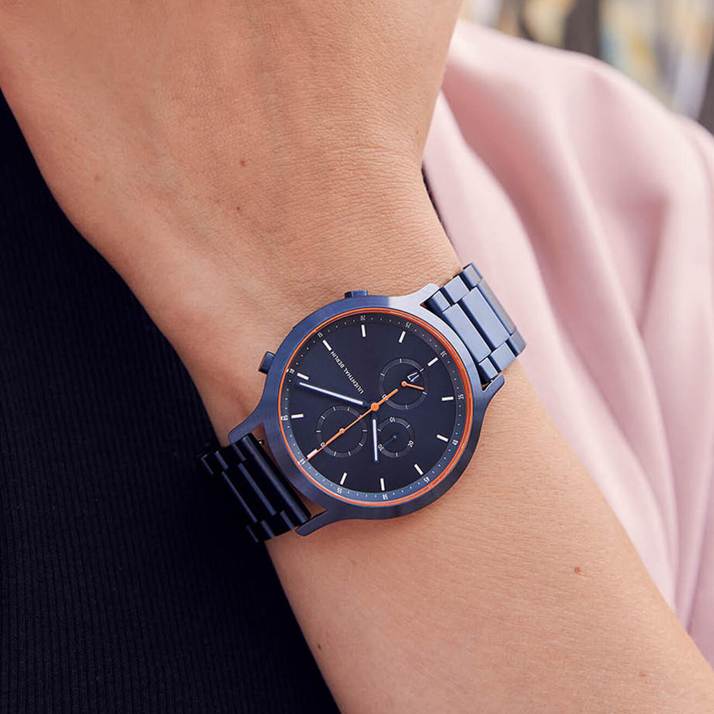 Chronograph – Blue Orange