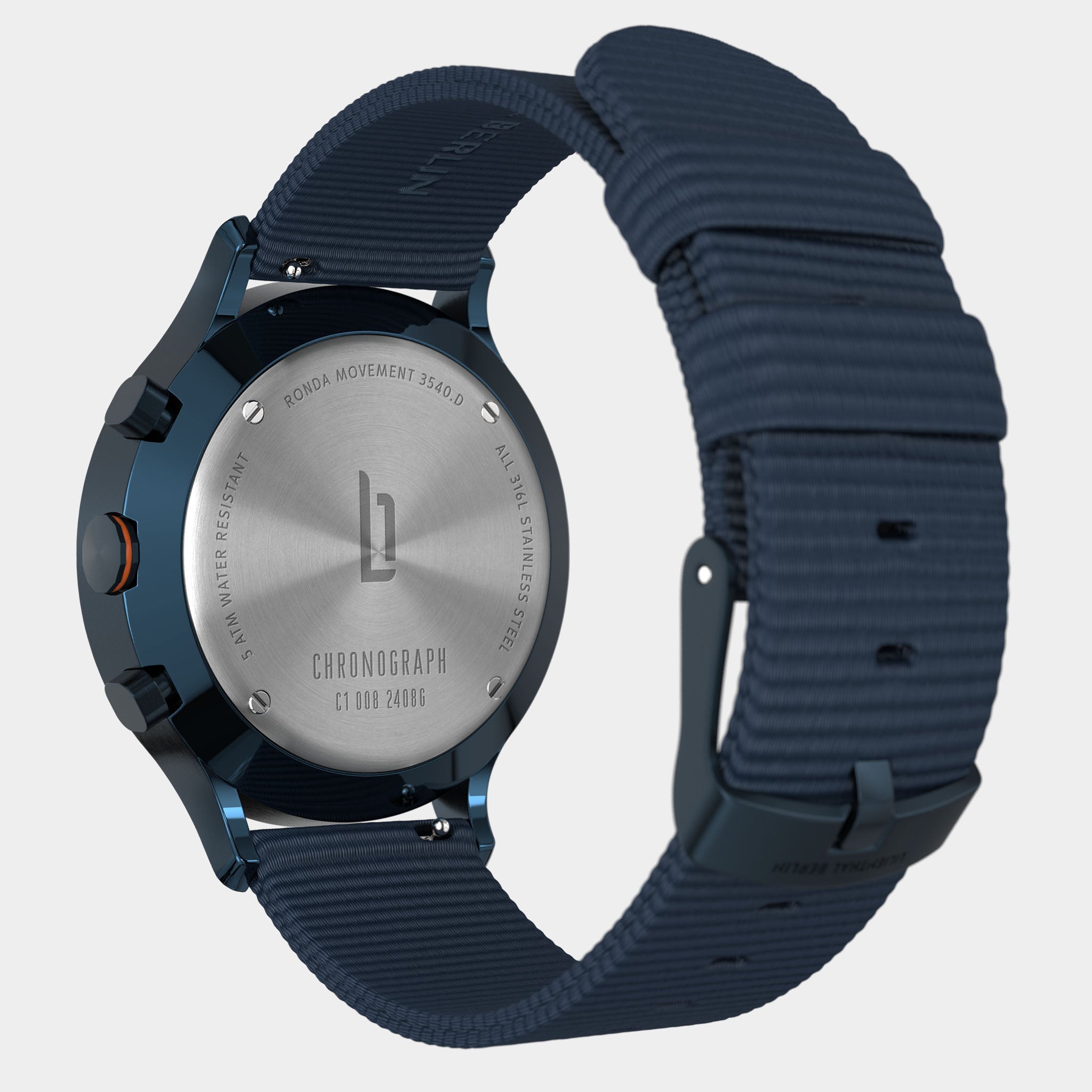 Chronograph – Blue Orange