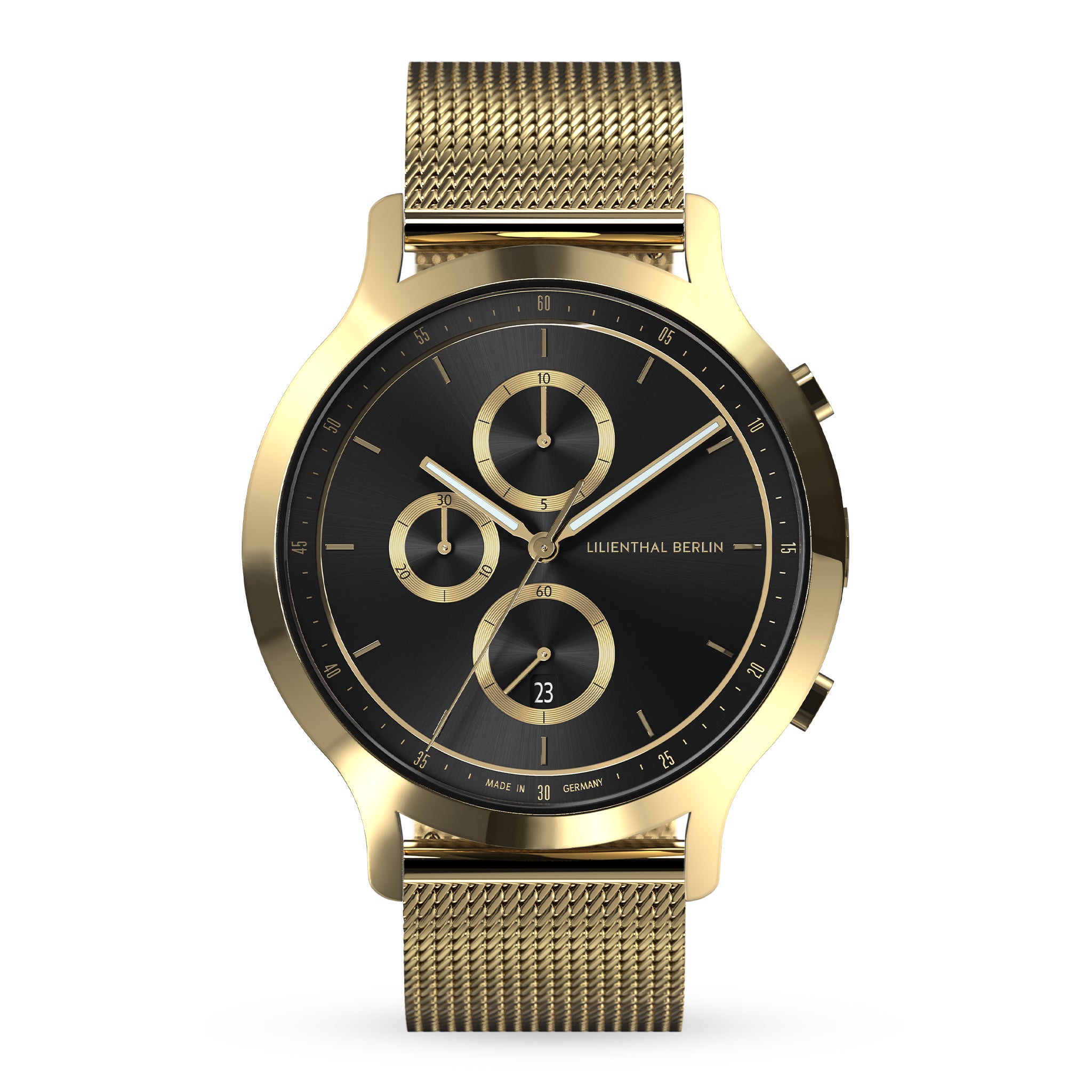 Chronograph Gold Black - Lilienthal Berlin