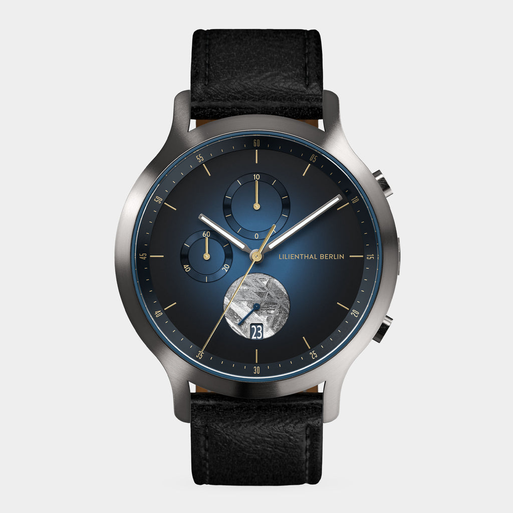 Chronograph Meteorite – Midnight Gold