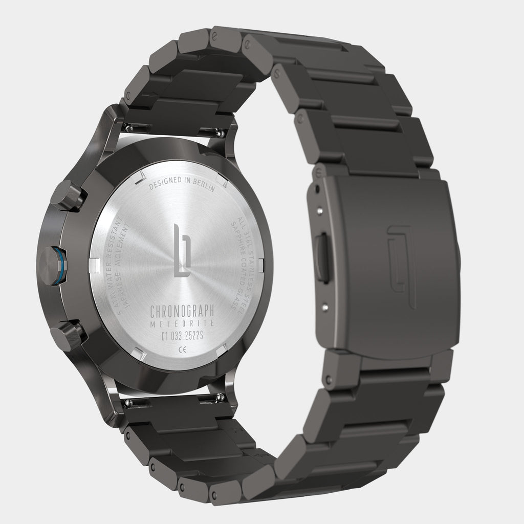 Chronograph Meteorite – Midnight Gold