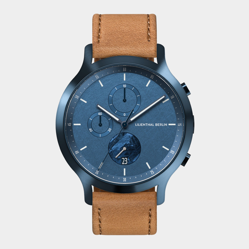 Chronograph Meteorite – Stellar Blue