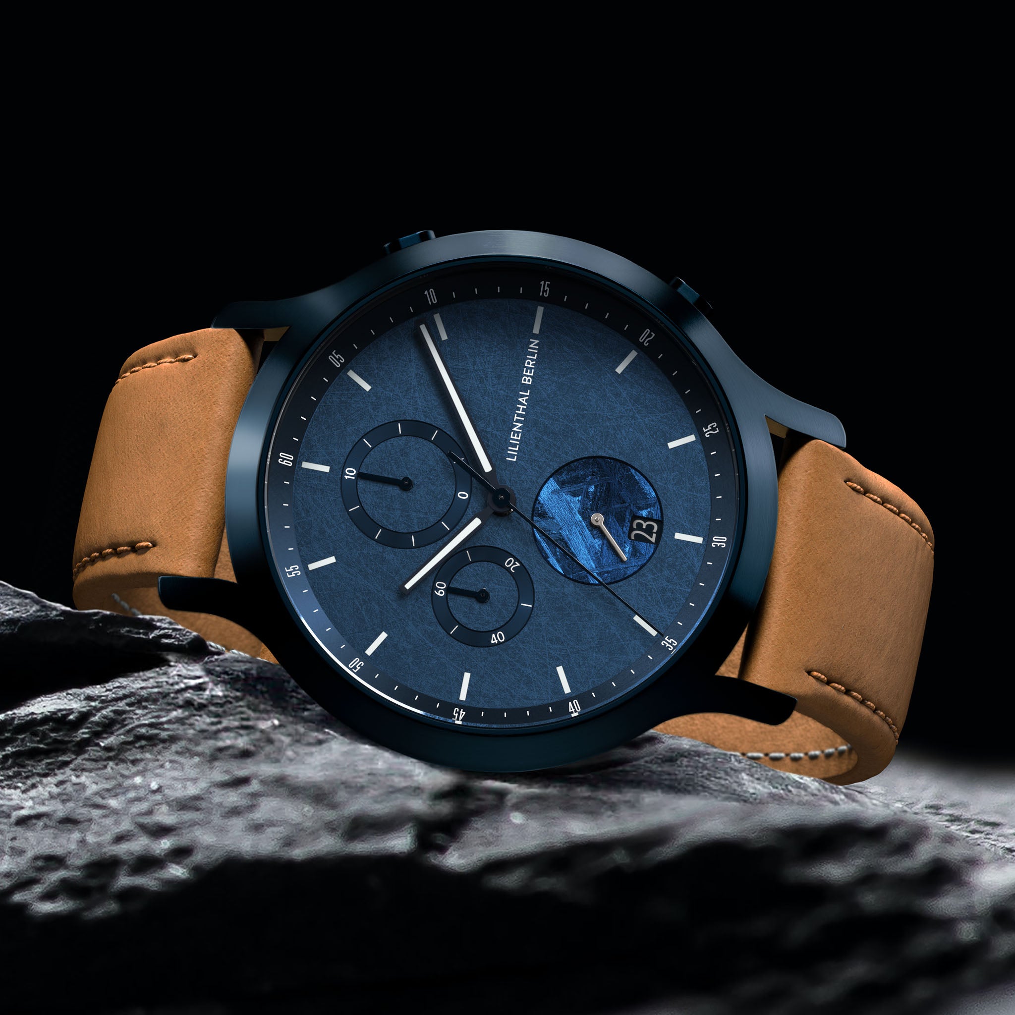 Chronograph Meteorite – Stellar Blue