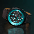 Chronograph LP – Black Cyan