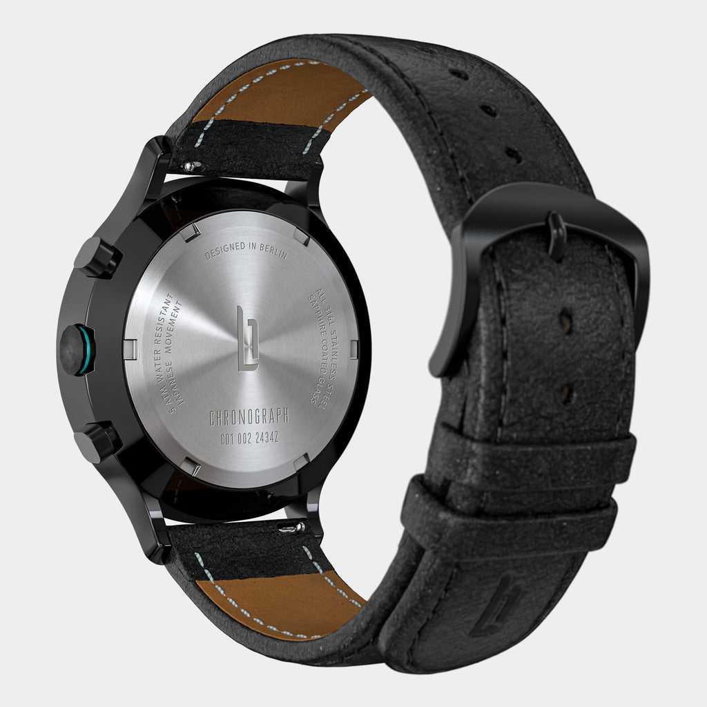 Chronograph LP – Black Cyan