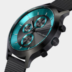 Chronograph LP – Black Cyan