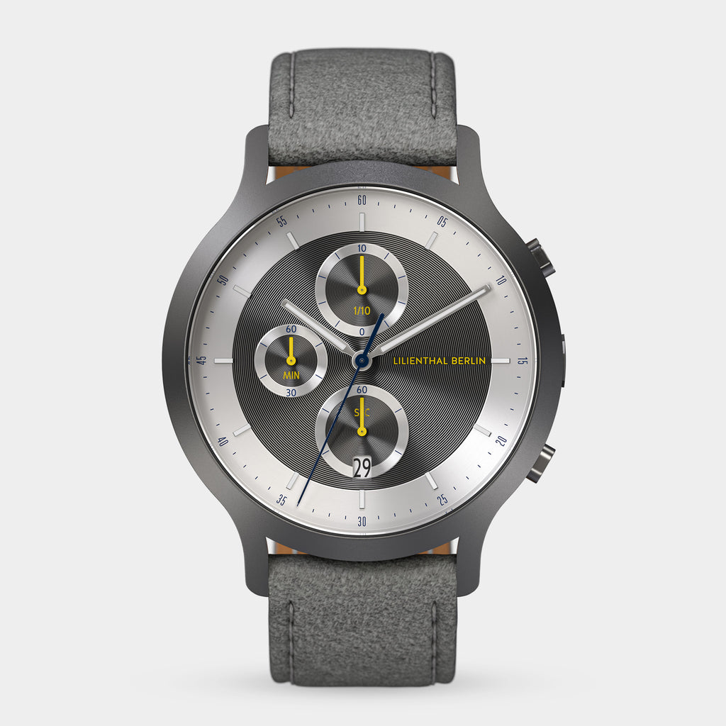 Chronograph LP – Dark Silver White