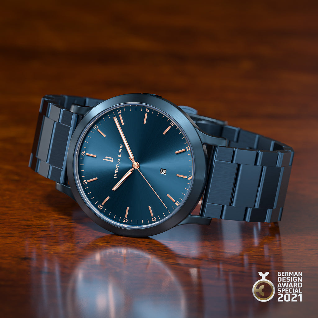 Huxley – Blue Rose Gold