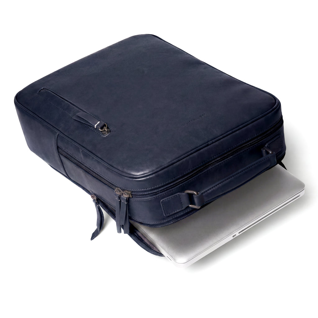 Virtuoso Minimalist Backpack – Navy Blue
