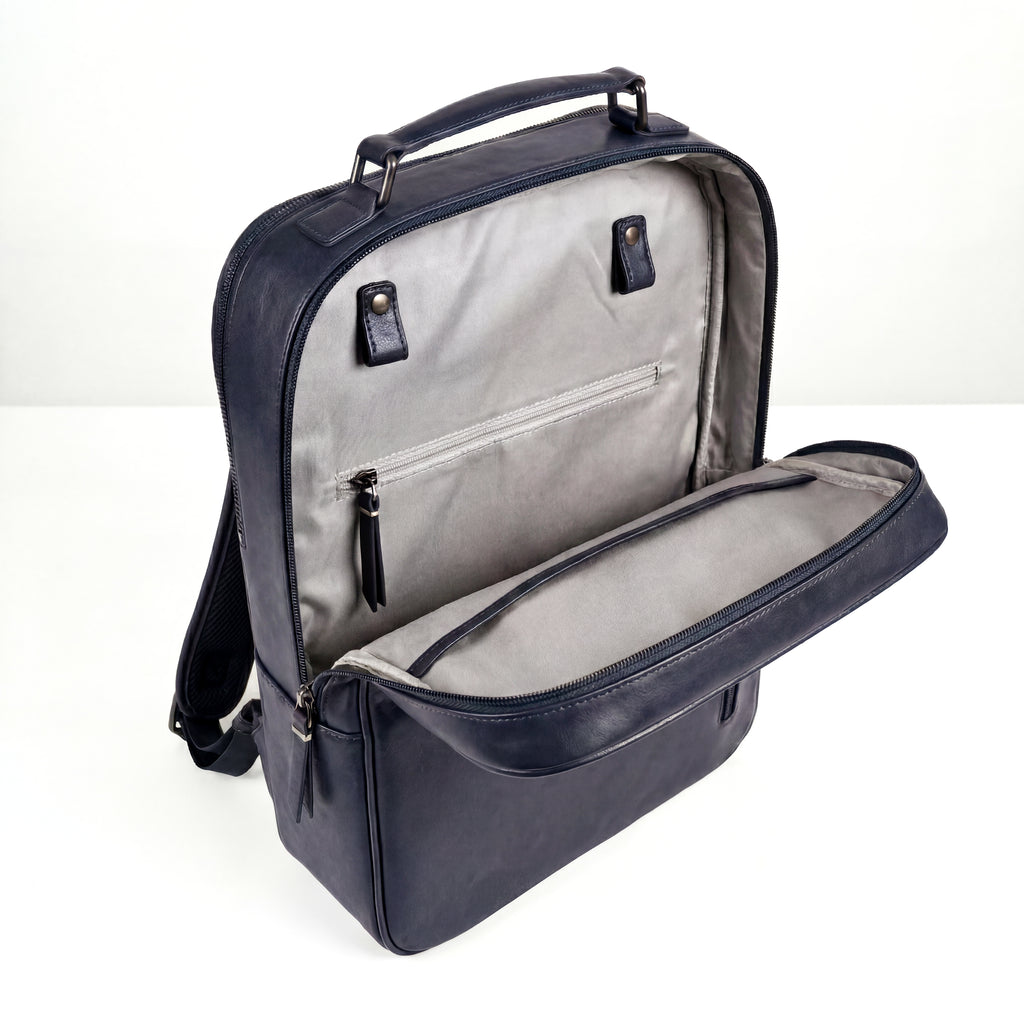 Virtuoso Minimalist Backpack – Navy Blue