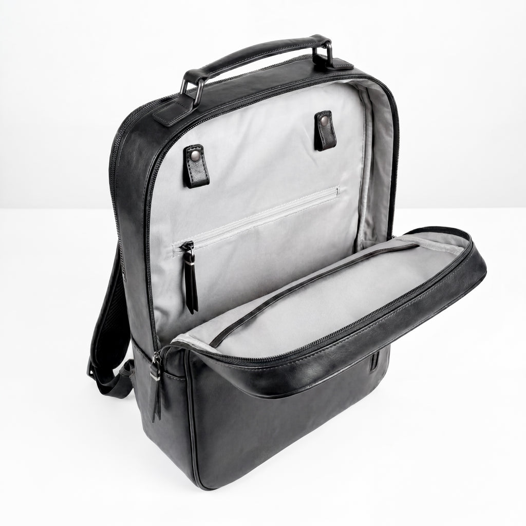 Virtuoso Minimalist Backpack – Black