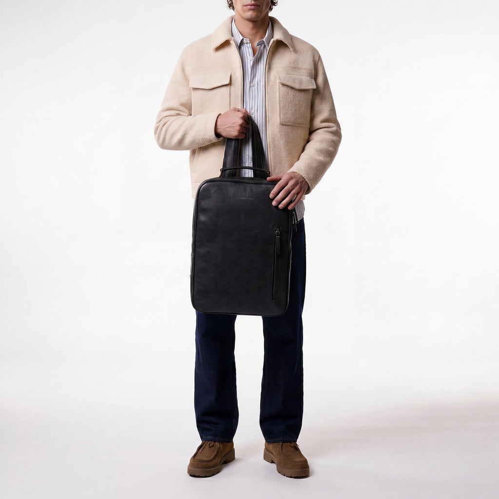 Virtuoso Minimalist Backpack – Black