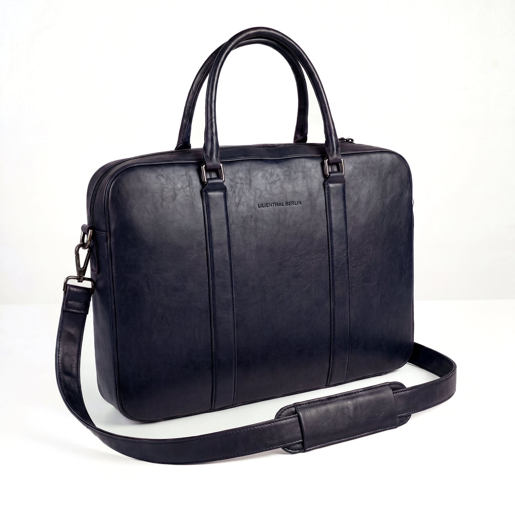 Virtuoso Classic Briefcase – Navy Blue