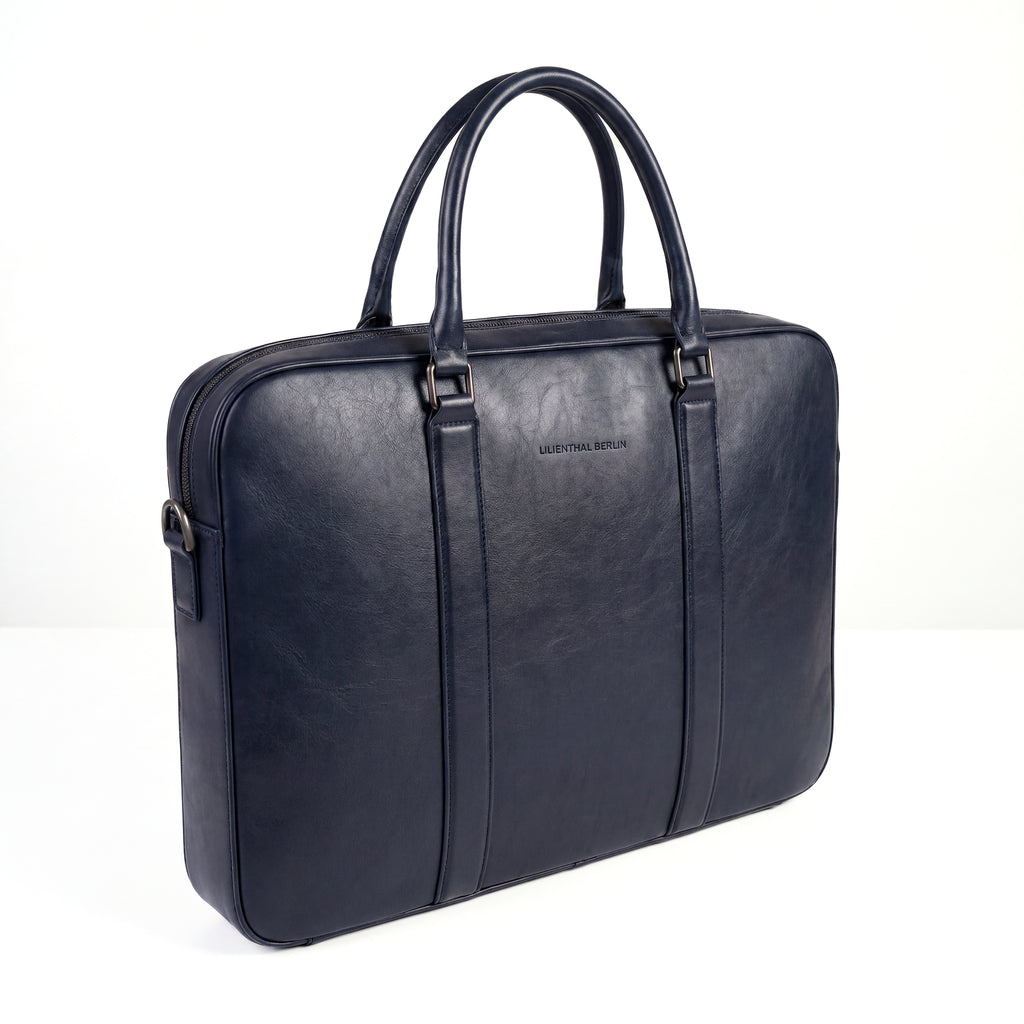 Virtuoso Classic Briefcase – Navy Blue
