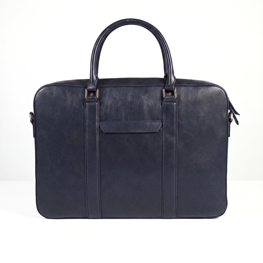 Virtuoso Classic Briefcase – Navy Blue