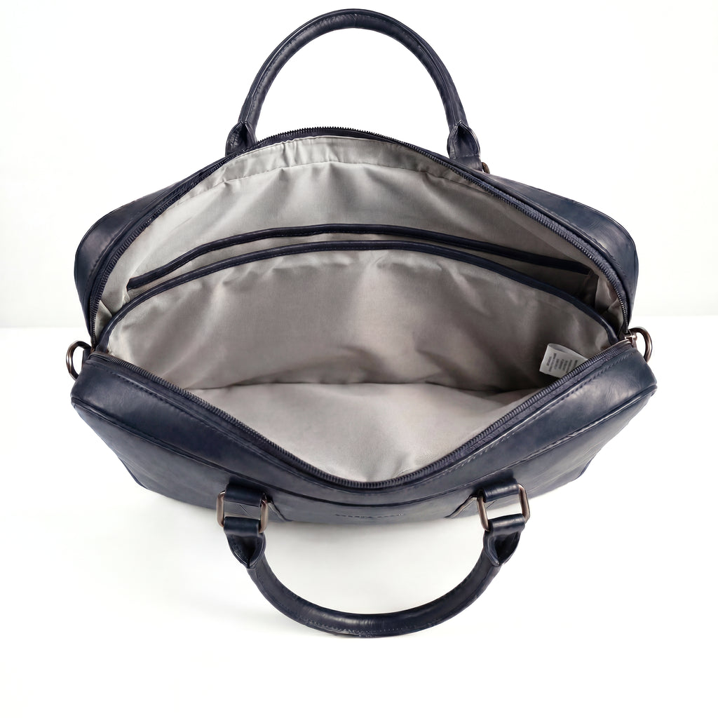 Virtuoso Classic Briefcase – Navy Blue