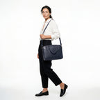 Virtuoso Classic Briefcase – Navy Blue