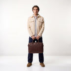 Virtuoso Classic Briefcase – Dark Brown