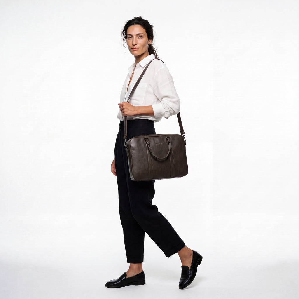 Virtuoso Classic Briefcase – Khaki