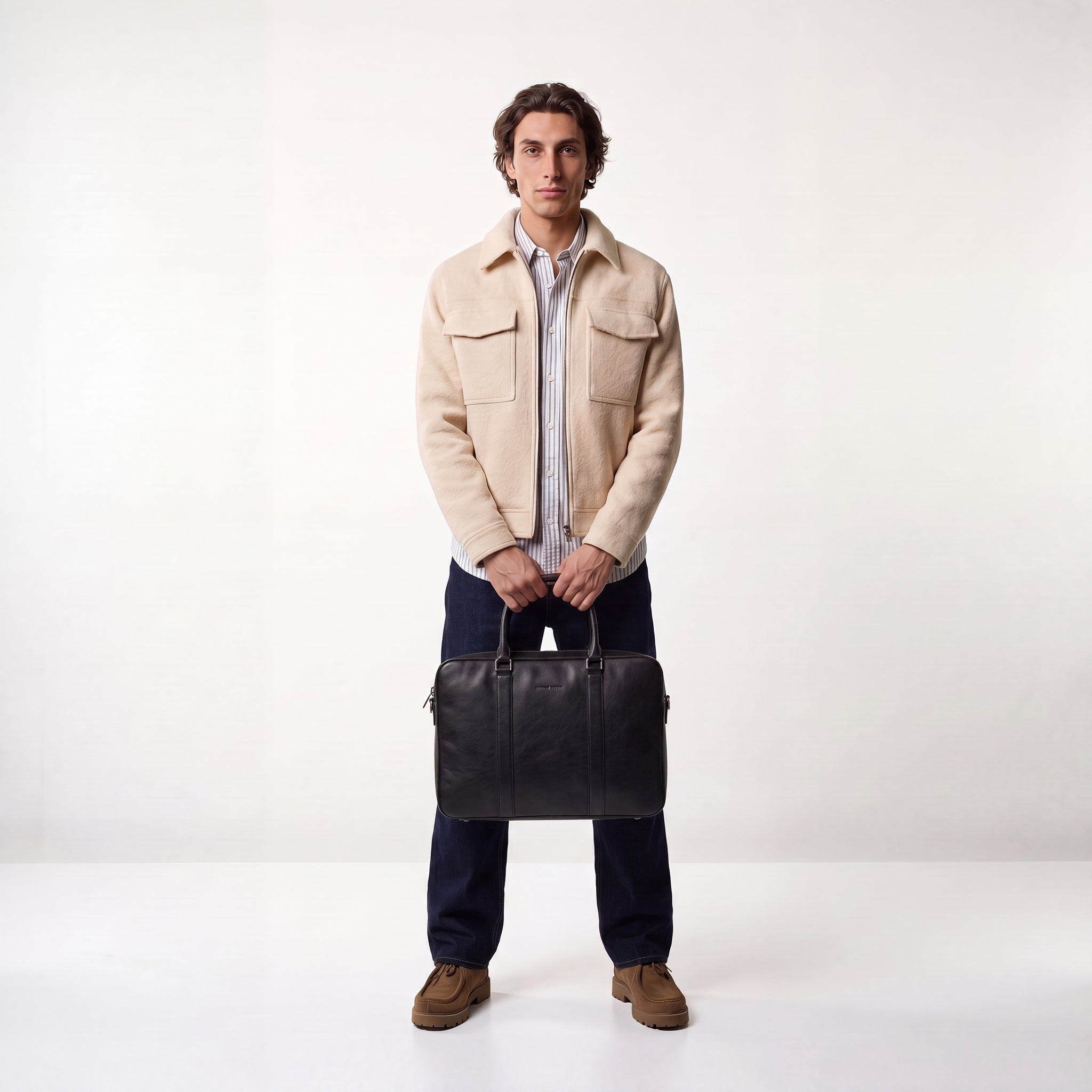 Virtuoso Classic Briefcase – Black