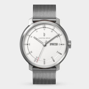 Neolux Day Date Silver White - Lilienthal Berlin