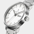 Neolux Day Date – Silver White