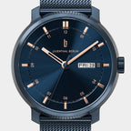 Neolux Day Date – Blue Rose Gold