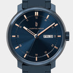 Neolux Day Date – Blue Rose Gold