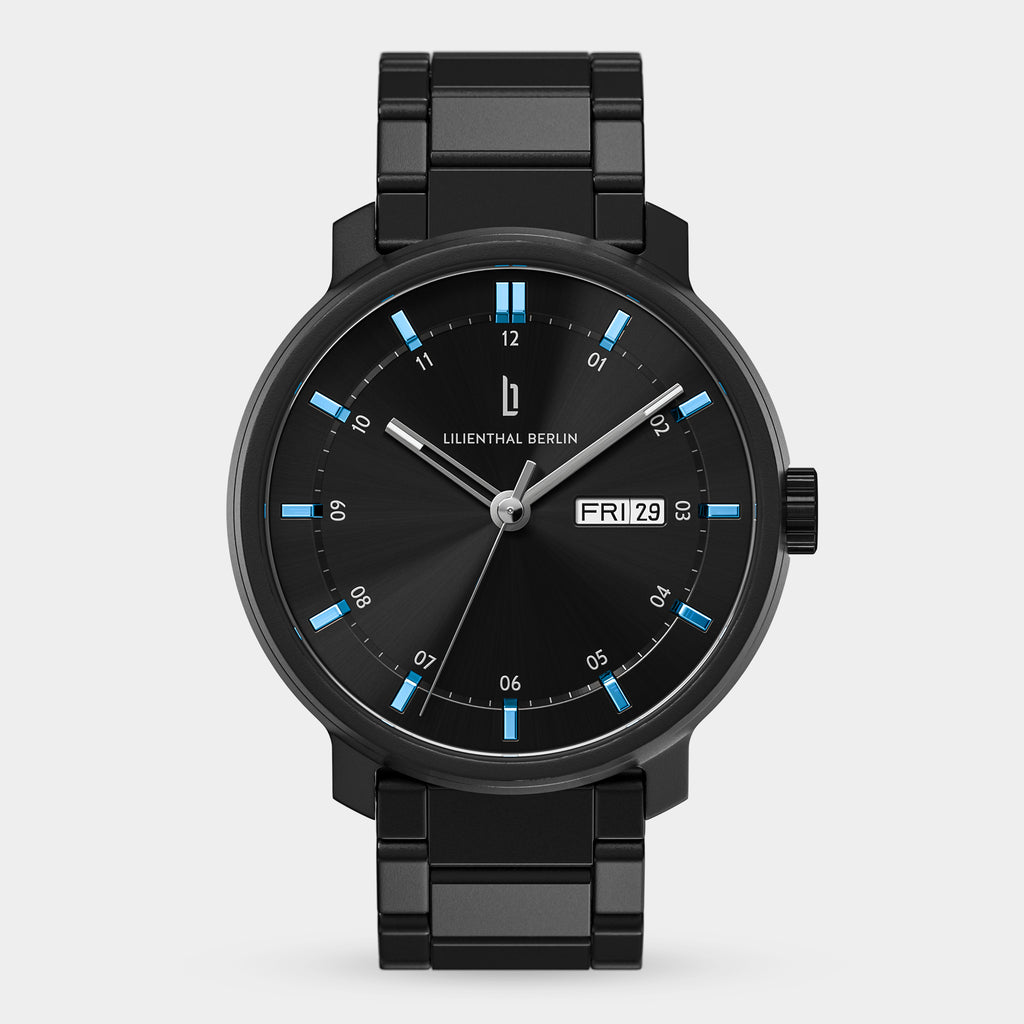 Neolux Day Date Black Blue - Lilienthal Berlin