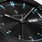 Neolux Day Date – Black Blue