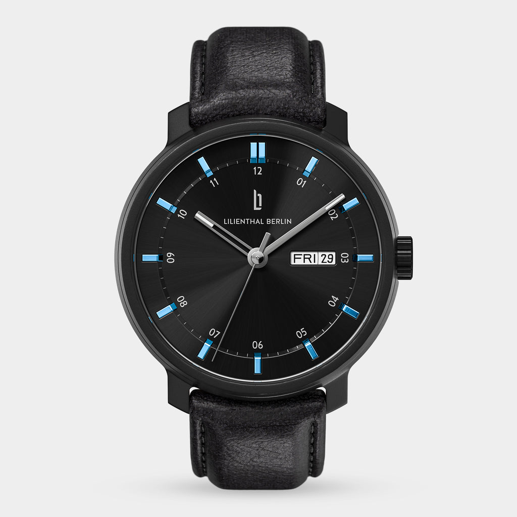 Neolux Day Date Black Blue - Lilienthal Berlin