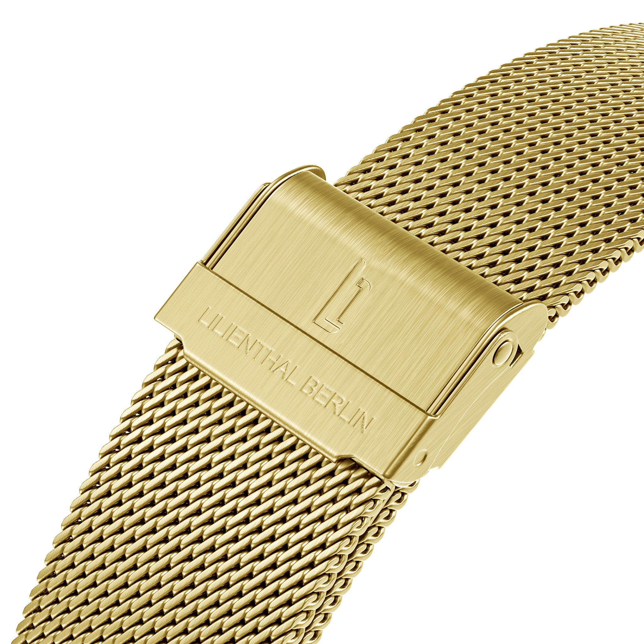 Mesh Strap – Gold Brushed