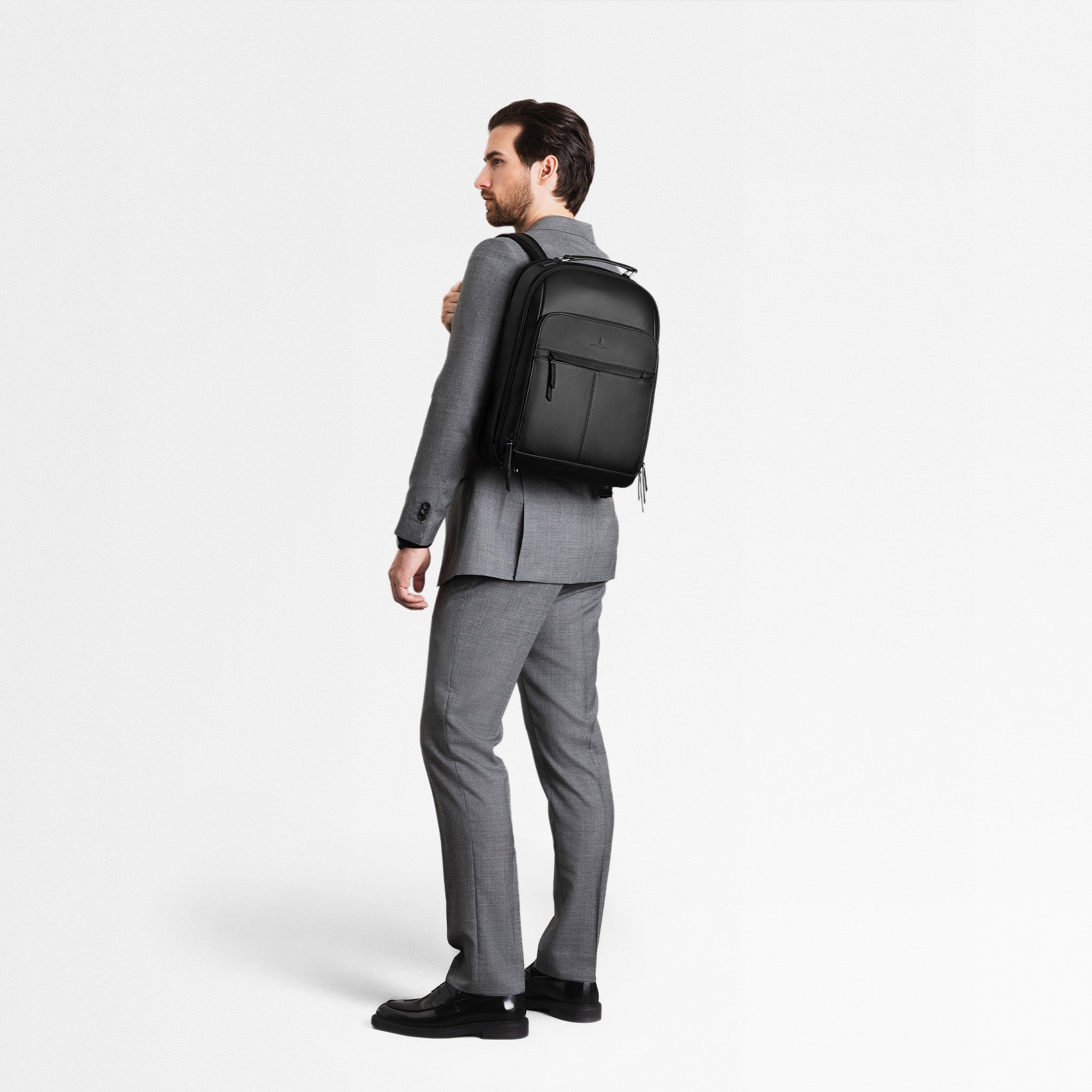 black leather backpack necessary clothing Virtuoso Essential Backpack – Black – Lilienthal Berlin