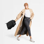 Essential Backpack Cactus Leather Black - Lilienthal Berlin