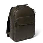 Essential Backpack Cactus Leather Khaki - Lilienthal Berlin