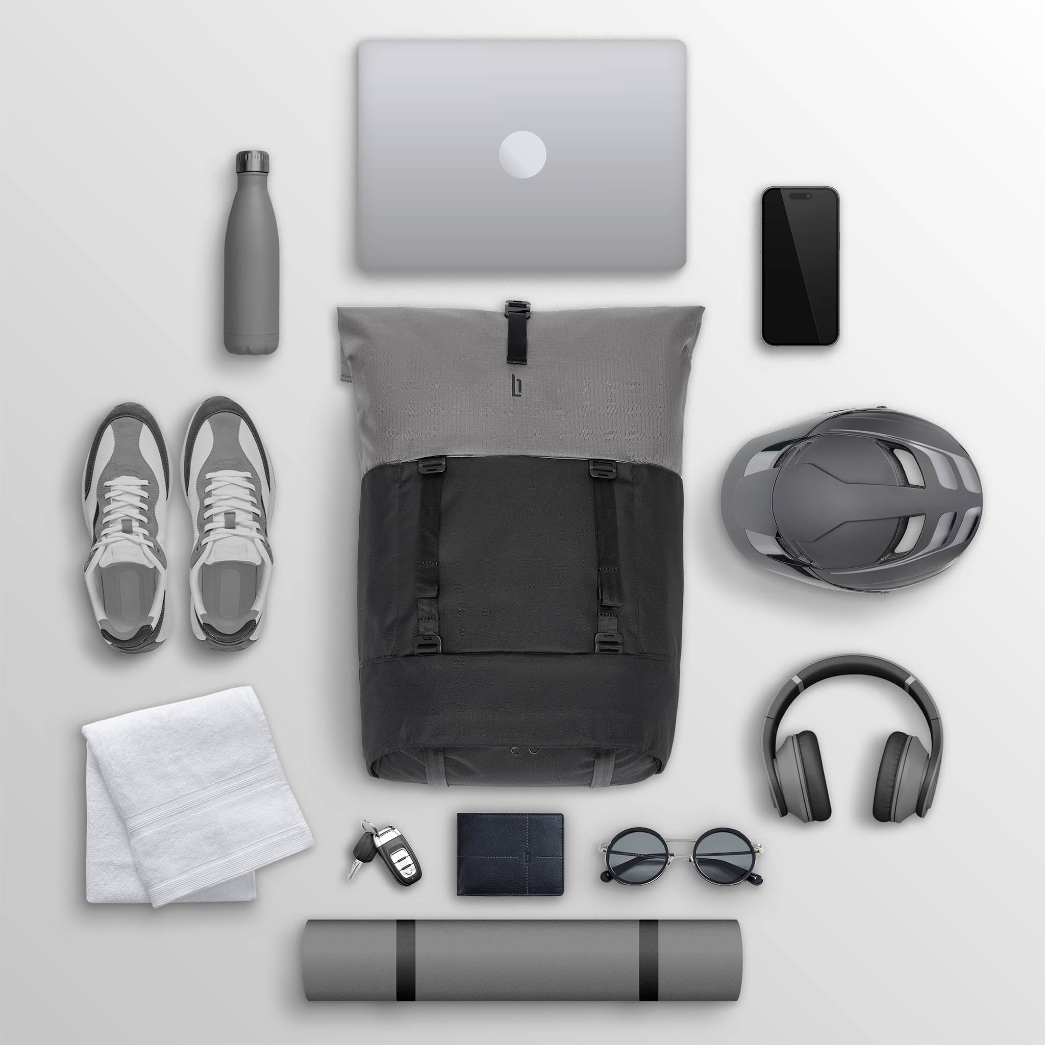 Urbaneer Rolltop Charcoal - Lilienthal Berlin