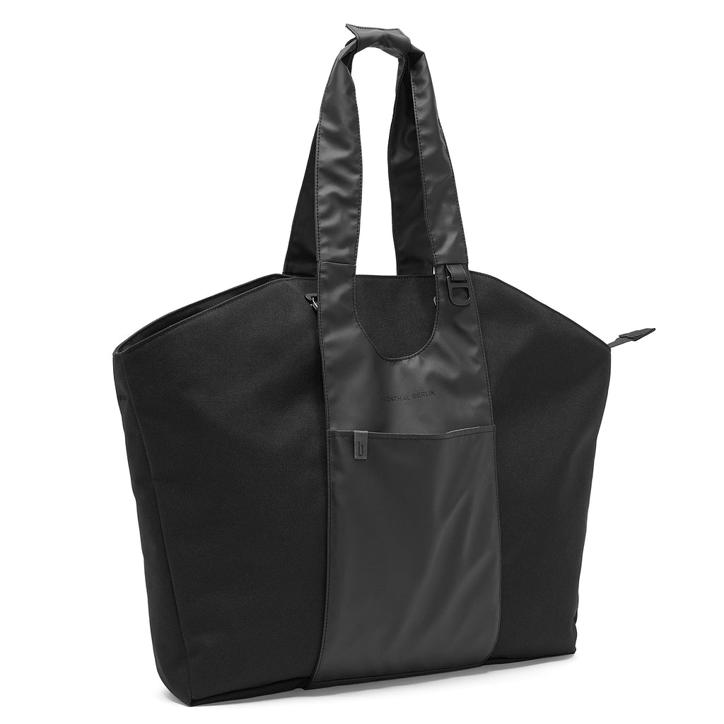 Tote Bag Recycled Polyester Black - Lilienthal Berlin