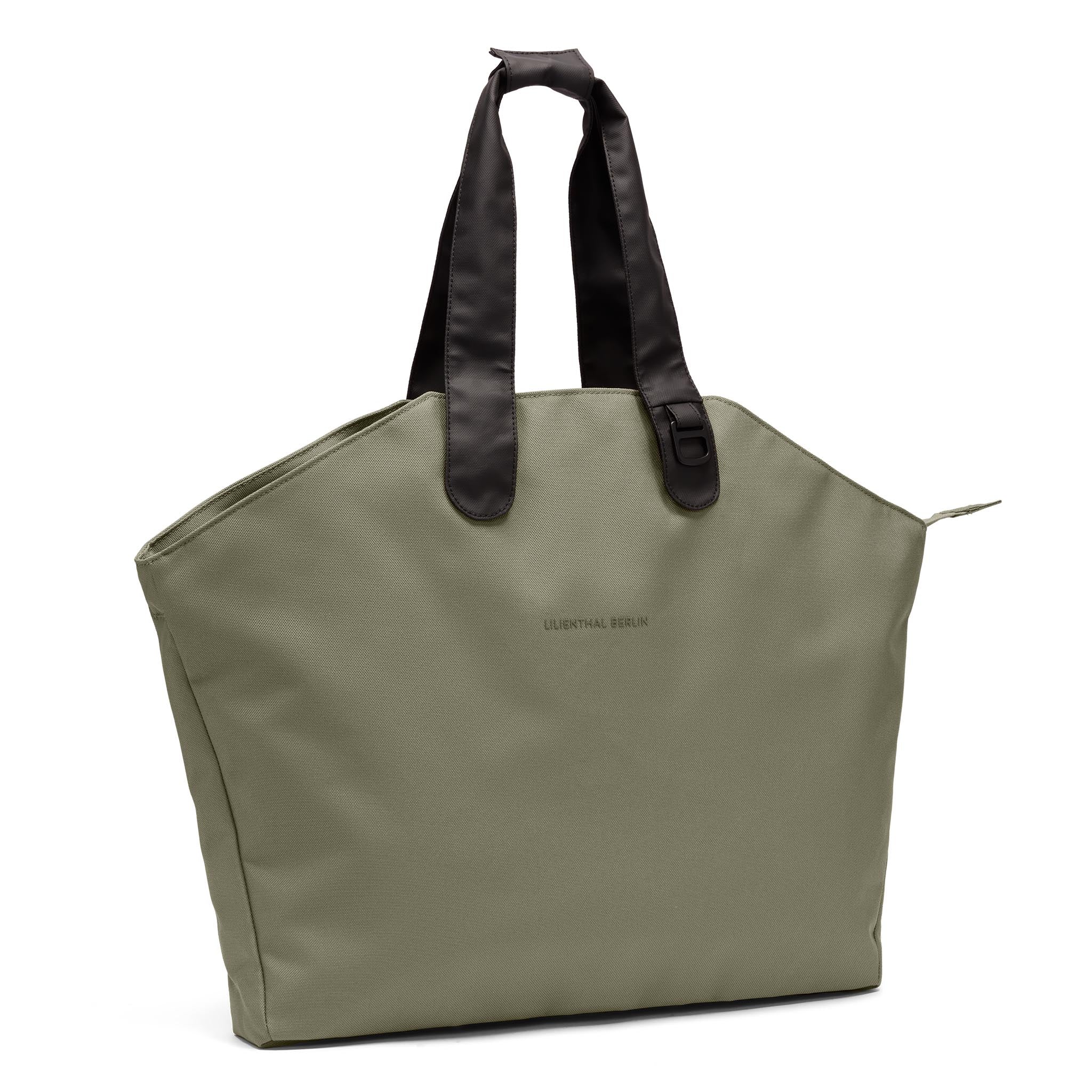 Tote Bag Recycled Polyester Olive Green - Lilienthal Berlin
