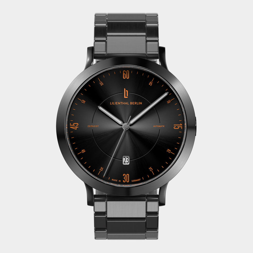 Zeitgeist Automatik Dark Silver Orange - Lilienthal Berlin
